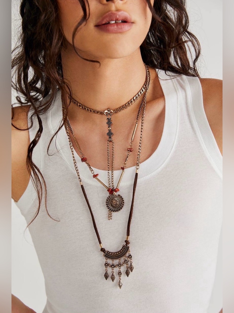Free People Can’t Stand The Rain Layered Necklace
